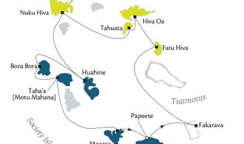 Marquesas, Tuamotus & Society Islands