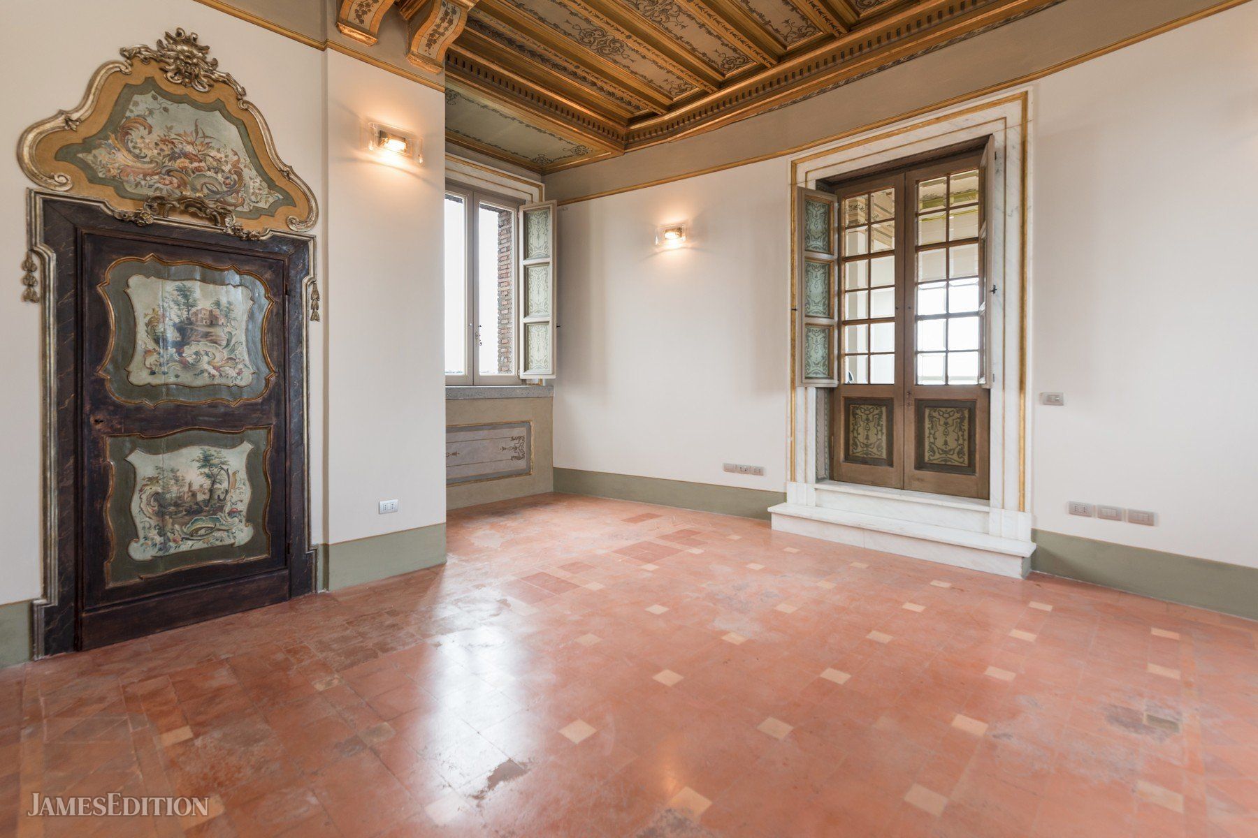 Prestigious Elegant Apartment Inside Villa Brasini in Roma, Italy for ...