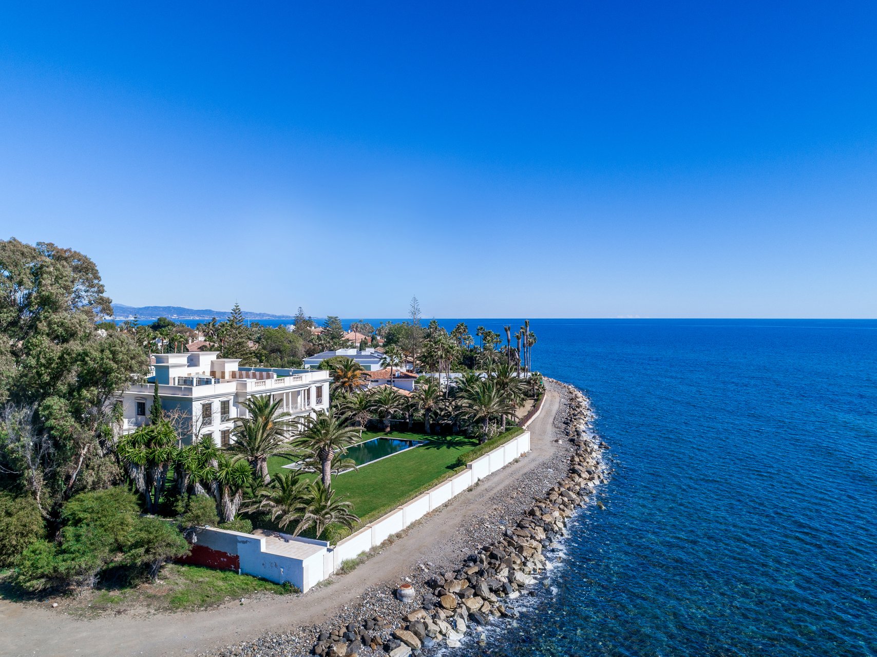 Stunning Oceanfront Miramar Palace In Marbella, Spain In Spain For Sale