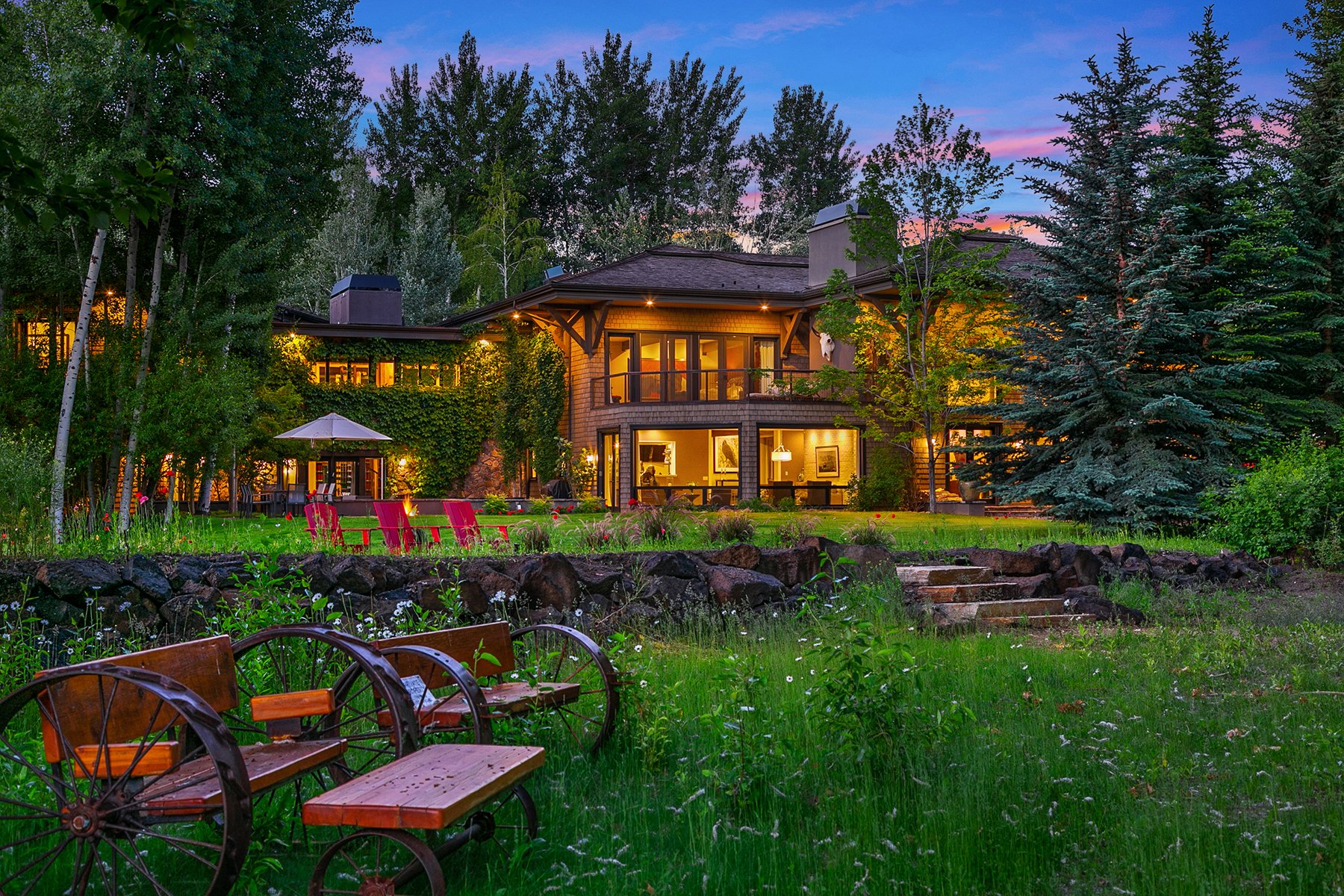 Riverfront Retreat Compound In Ketchum, Id, United States For Sale