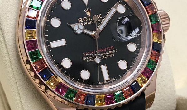 Rolex NEW 116695 SATS Yacht-Master Diamond Bezel Watch (10404765)