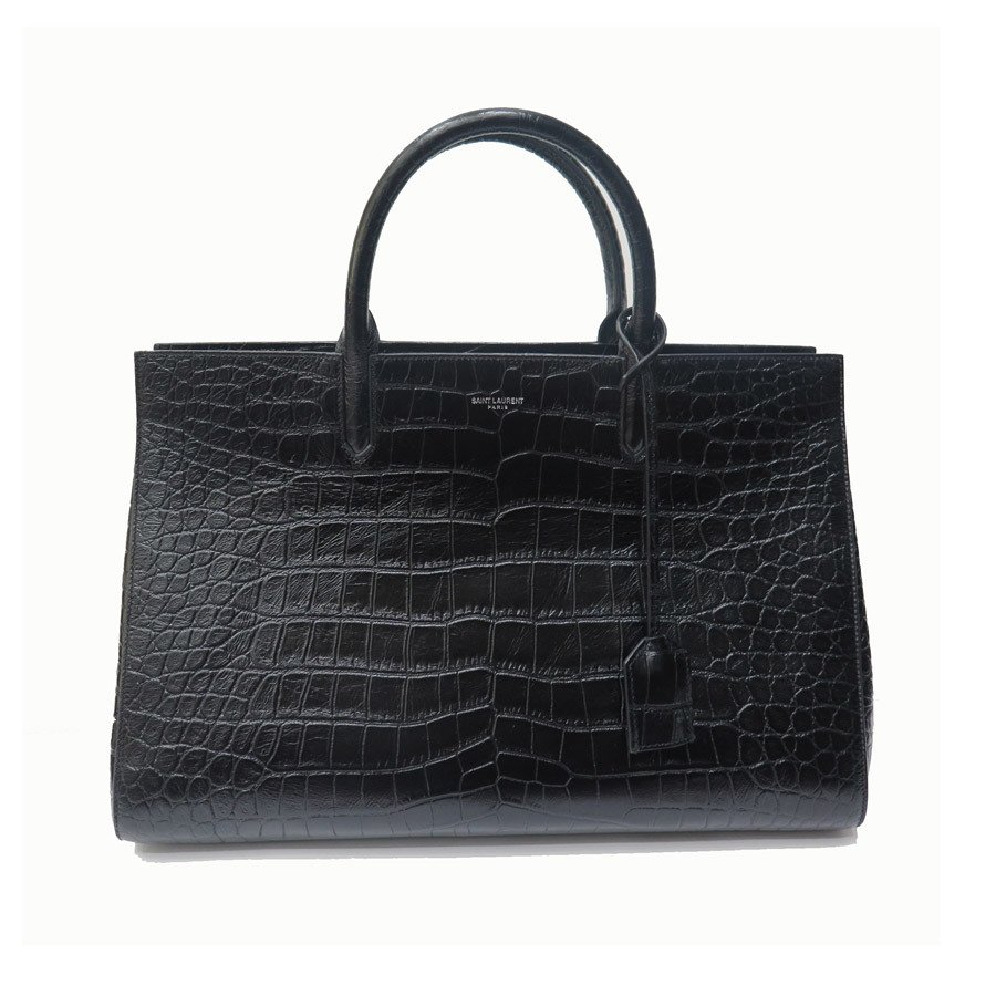 ysl crocodile embossed bag