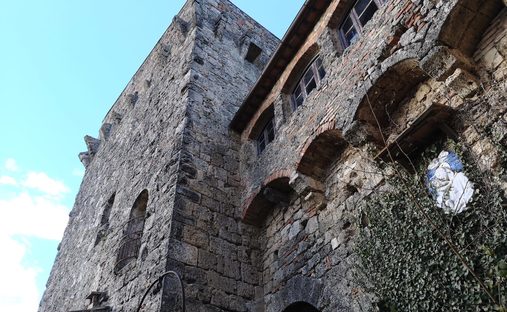 Historical Palace With Fortress In Chiusi Tuscany In Chiusi