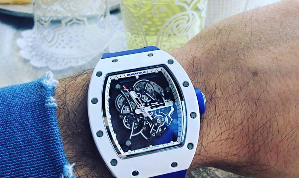 Richard Mille Rm 055 Japan Blue Edition In Hong Kong For Sale 10470143