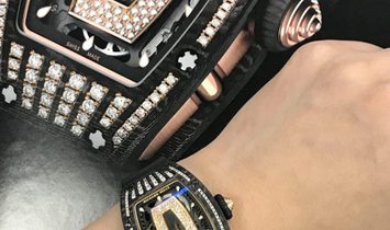 Richard Mille NEW RM 07-01 NTPT Rose Gold Med Set Diamonds Ladies Watch
