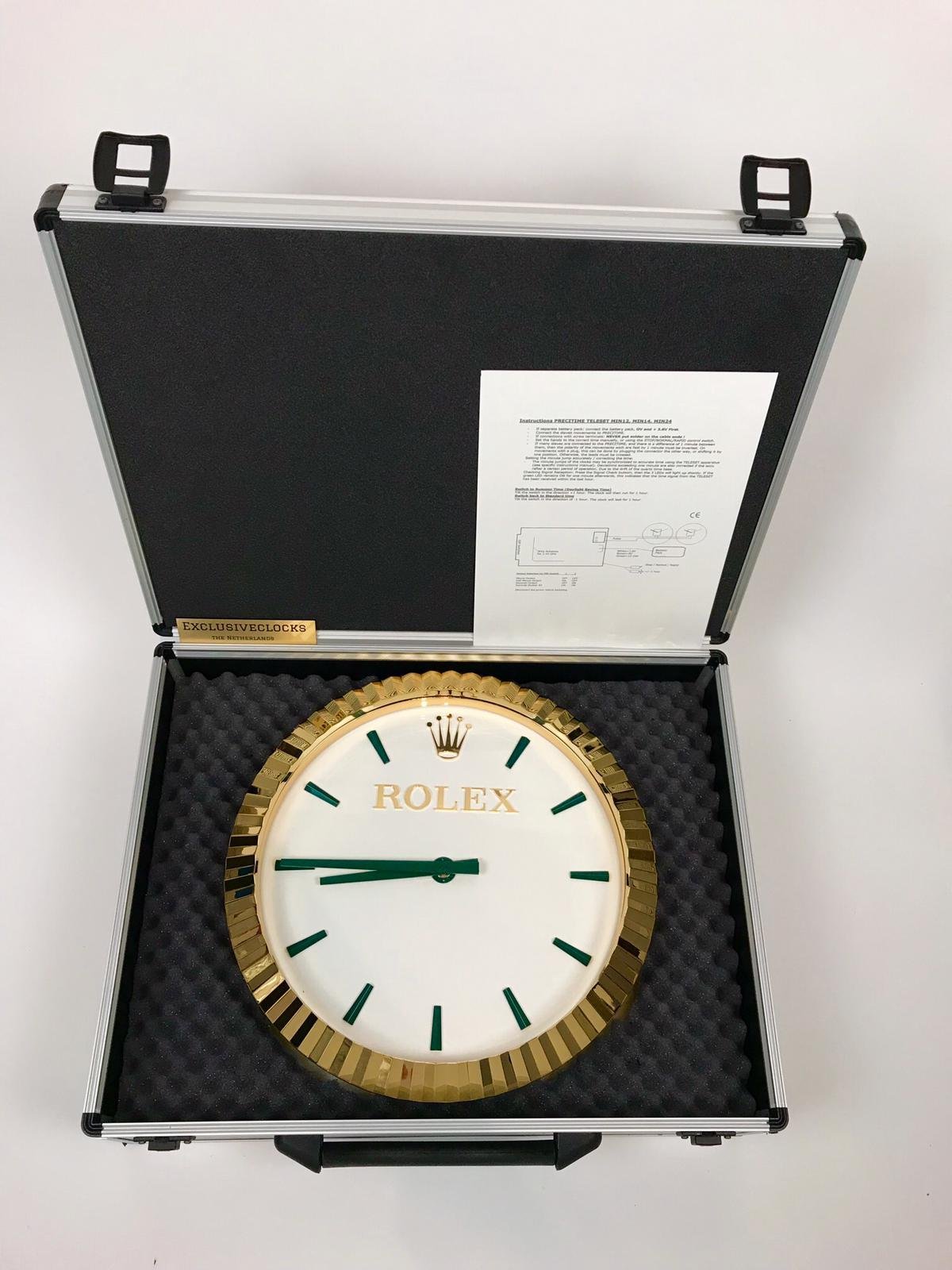Rolex Wall clock 挂钟 ساعة حائط inducta in Apeldoorn, Netherlands for