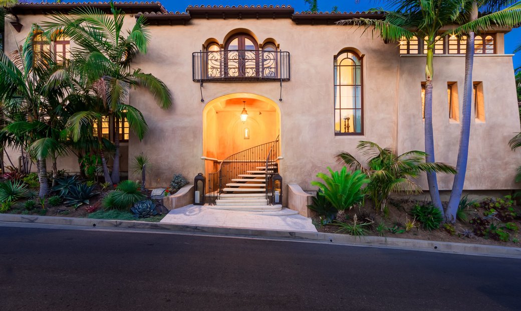 Magnífica Villa Española En Los ángeles, California, Estados Unidos En