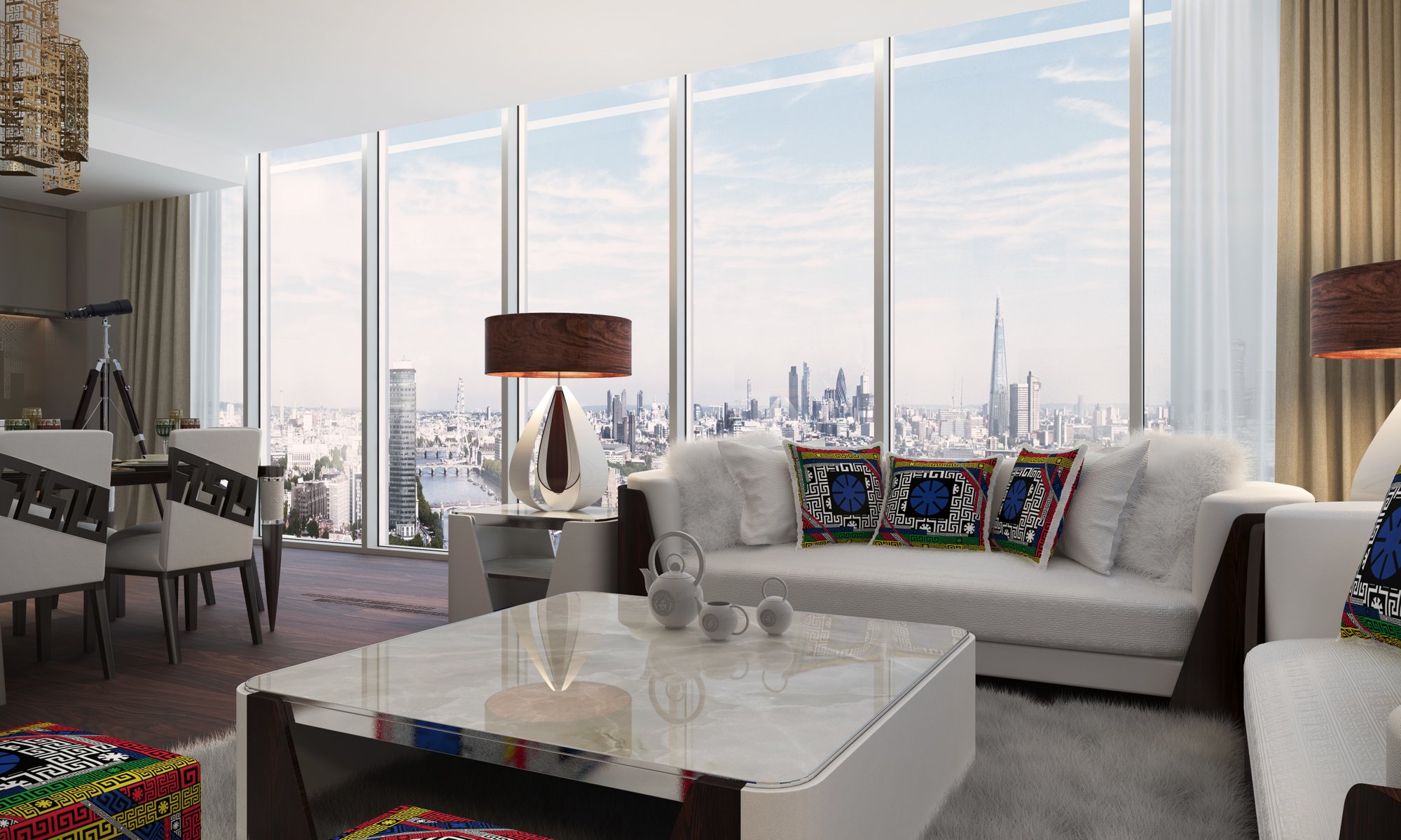 New Luxury Apartments In London, Interior In London, England, United