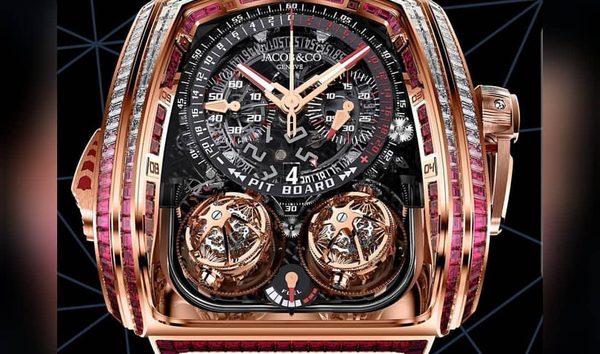 Jacob & Co Twin Turbo Furious Baguette Rose Gold TT800.40.BR.AA.A (10496015)