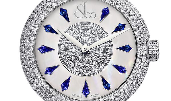 Jacob & Co. 捷克豹 NEW Brilliant Half Pave Blue 44mm BQ030.10.RH.KF.A (Retail:CHF 37'000) (10500843)
