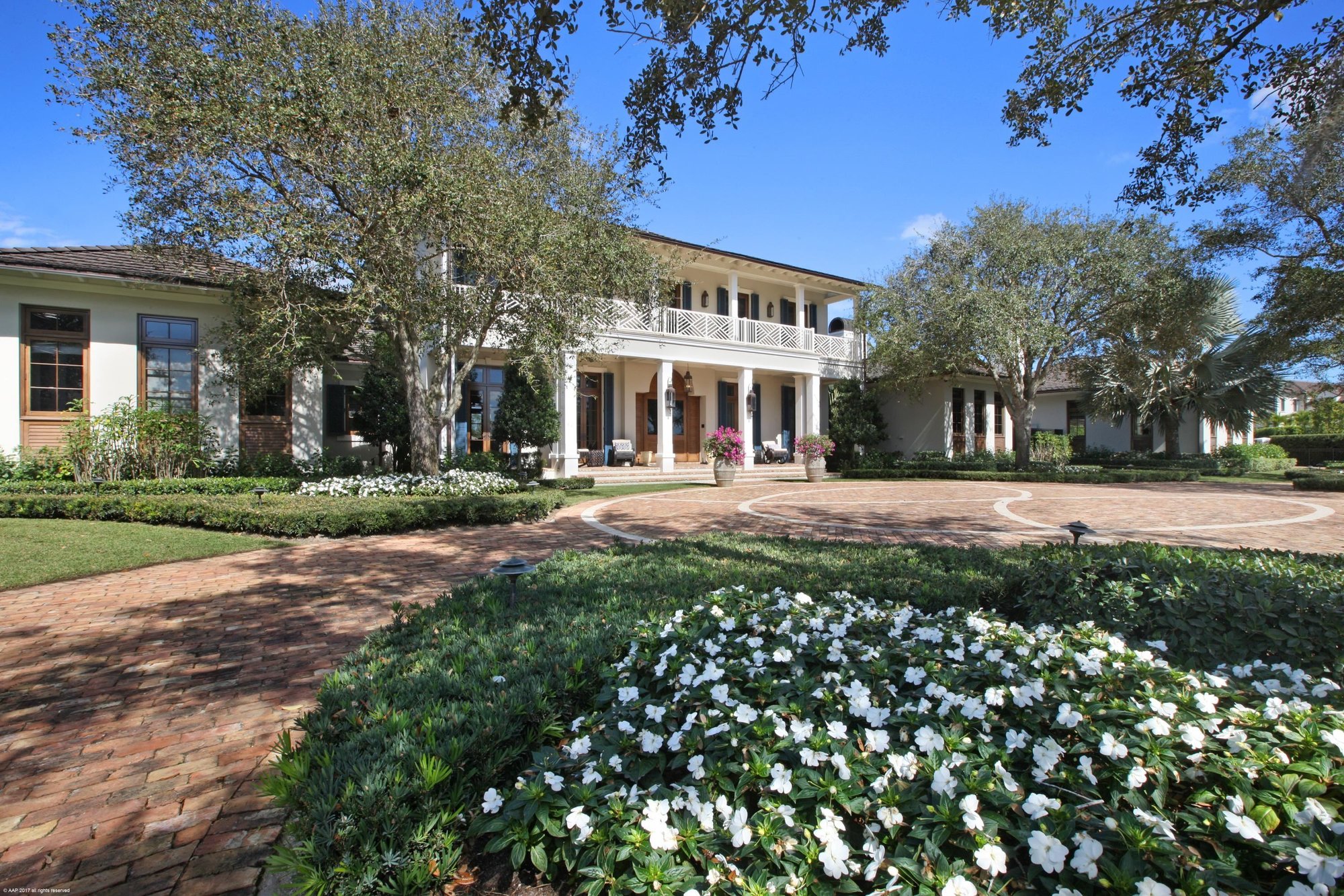 Stunning British West Indies Style Estate In In Wellington Fl