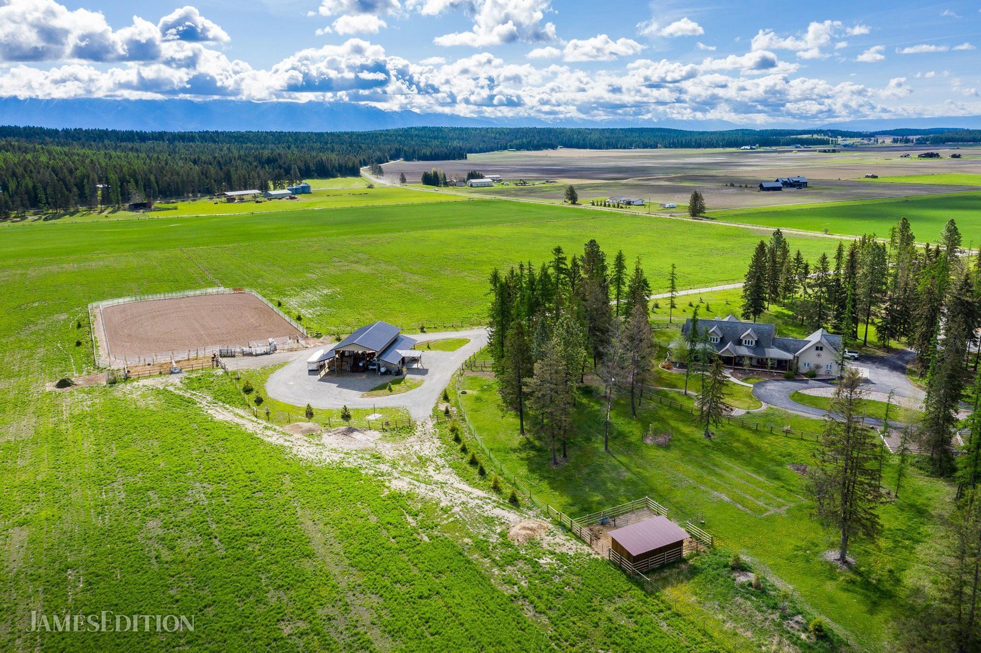 Luxury Ranch Living with a Beautiful Montana in Whitefish, MT, United ...