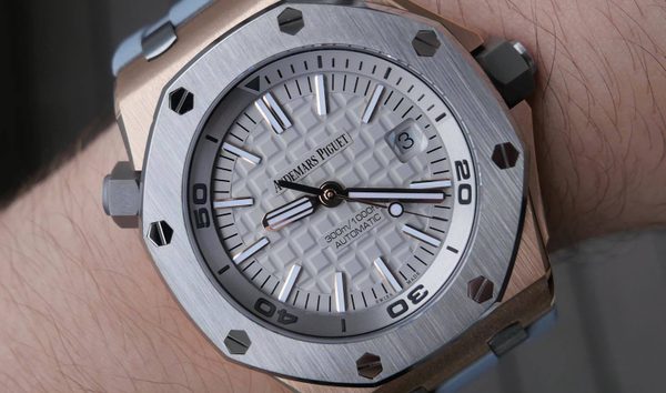 Audemars Piguet NEW & LIMITED 500 PC Royal Oak Offshore Diver Rose Gold 15711OI.OO.A006CA.01 (10521435)