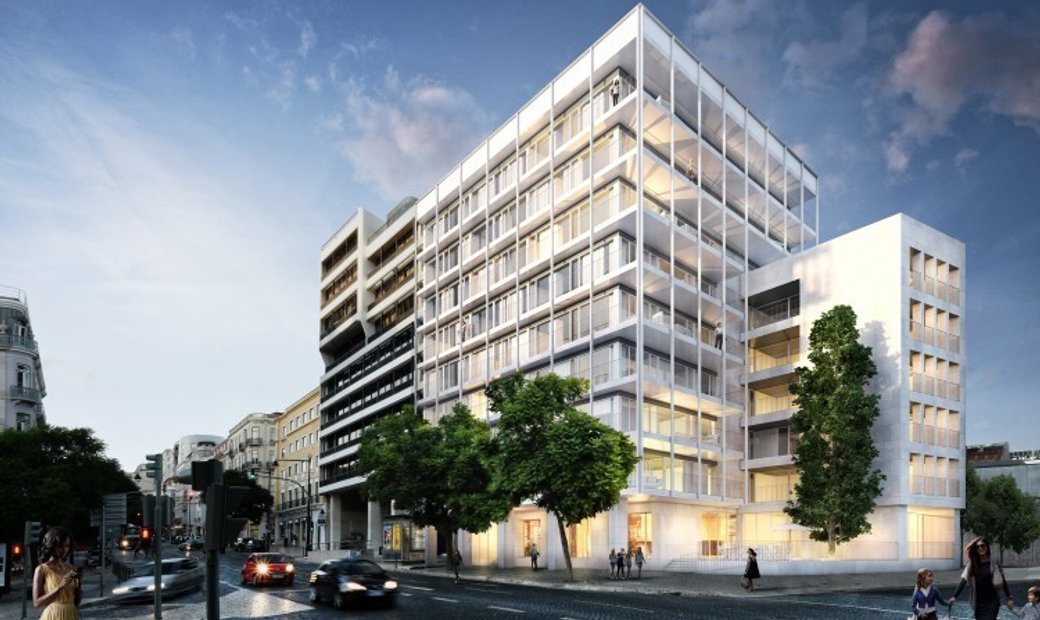 New Development In The Design District Of Lisbon. In Lisbon, Portugal
