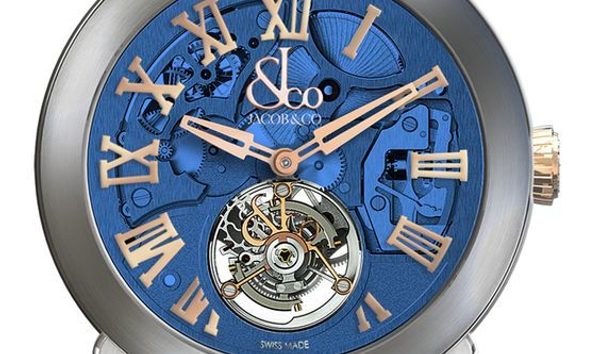 Jacob & Co. 捷克豹 Palatial Flying Tourbillon Hours & Minutes Blue PT520.24.NS.QB.A (Retail:HK$859,100) (10532931)