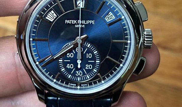 Patek Philippe NEW Annual Calendar Chronograph 5905P Blue Dial (Retail:HK$585,600) (10537002)