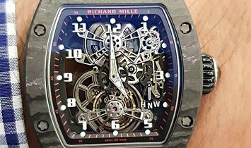 Richard Mille NEW RM 17-01 Black NTPT Tourbillon Watch