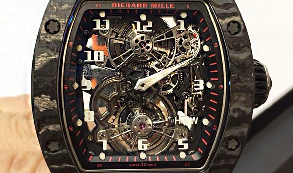 Richard Mille NEW RM 17-01 Black NTPT Tourbillon Watch (10537006)