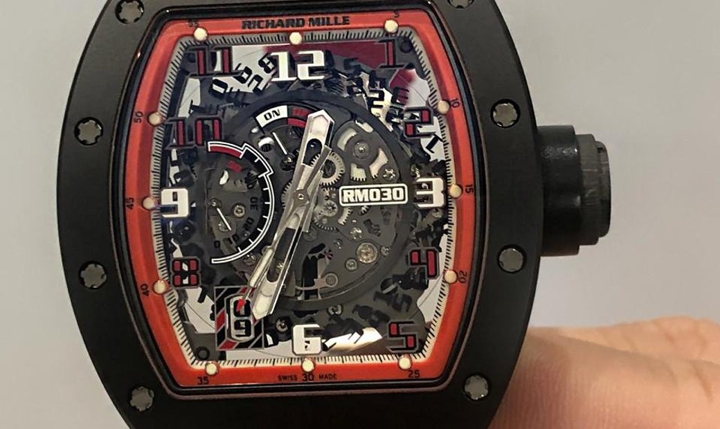 Richard Mille RM 030 BLACK DASH Automatic Mens Watch