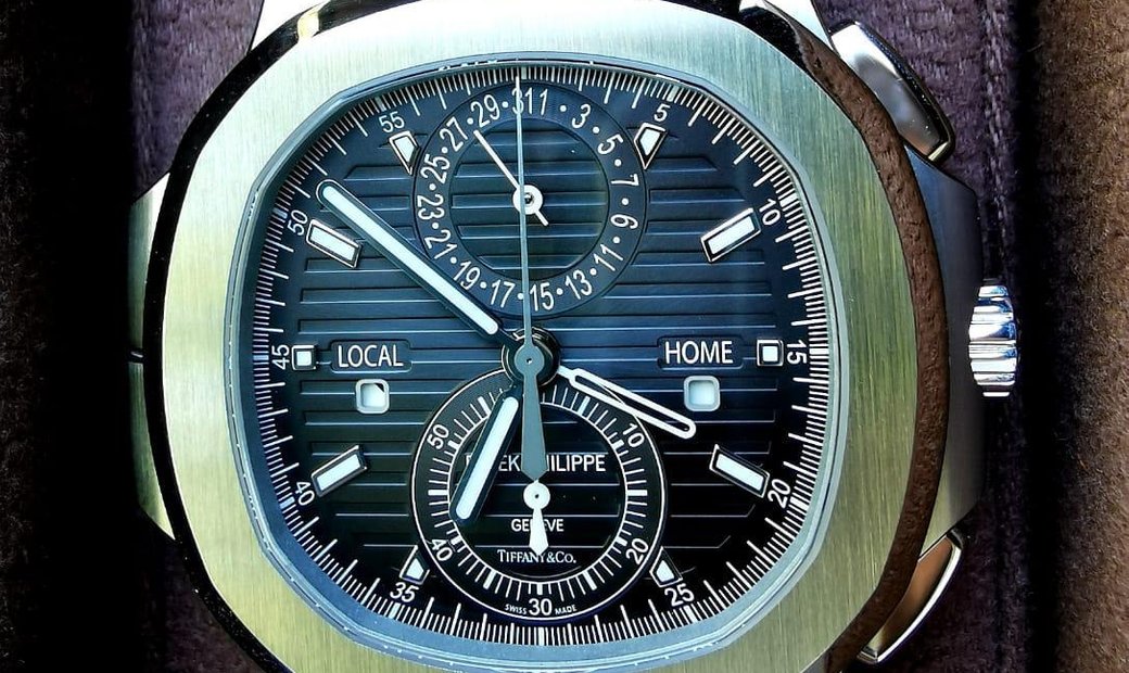 Patek Philippe “Tiffany & Co.” [NEW] Nautilus Travel Time Chronograph 5990/1A