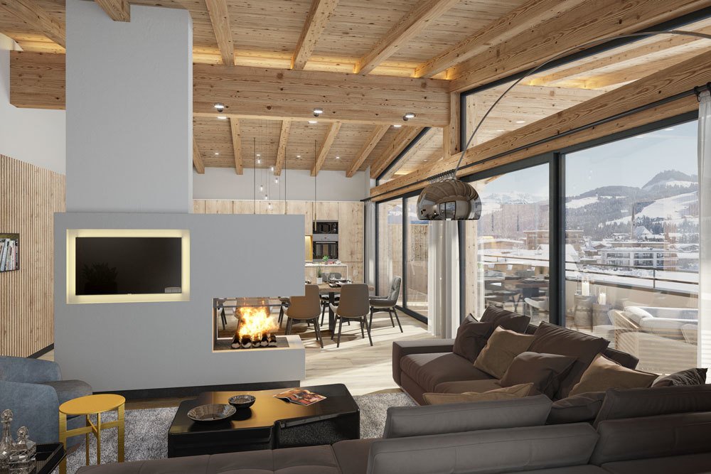 Luxury Attic Floor Apartment In Kirchberg In Kirchberg In Tirol, Tyrol