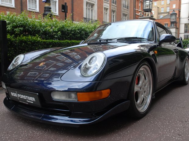 1995 993 Carrera RS with Club Sport Fixed Spoiler and Matter Roll Cage in London, United Kingdom 1