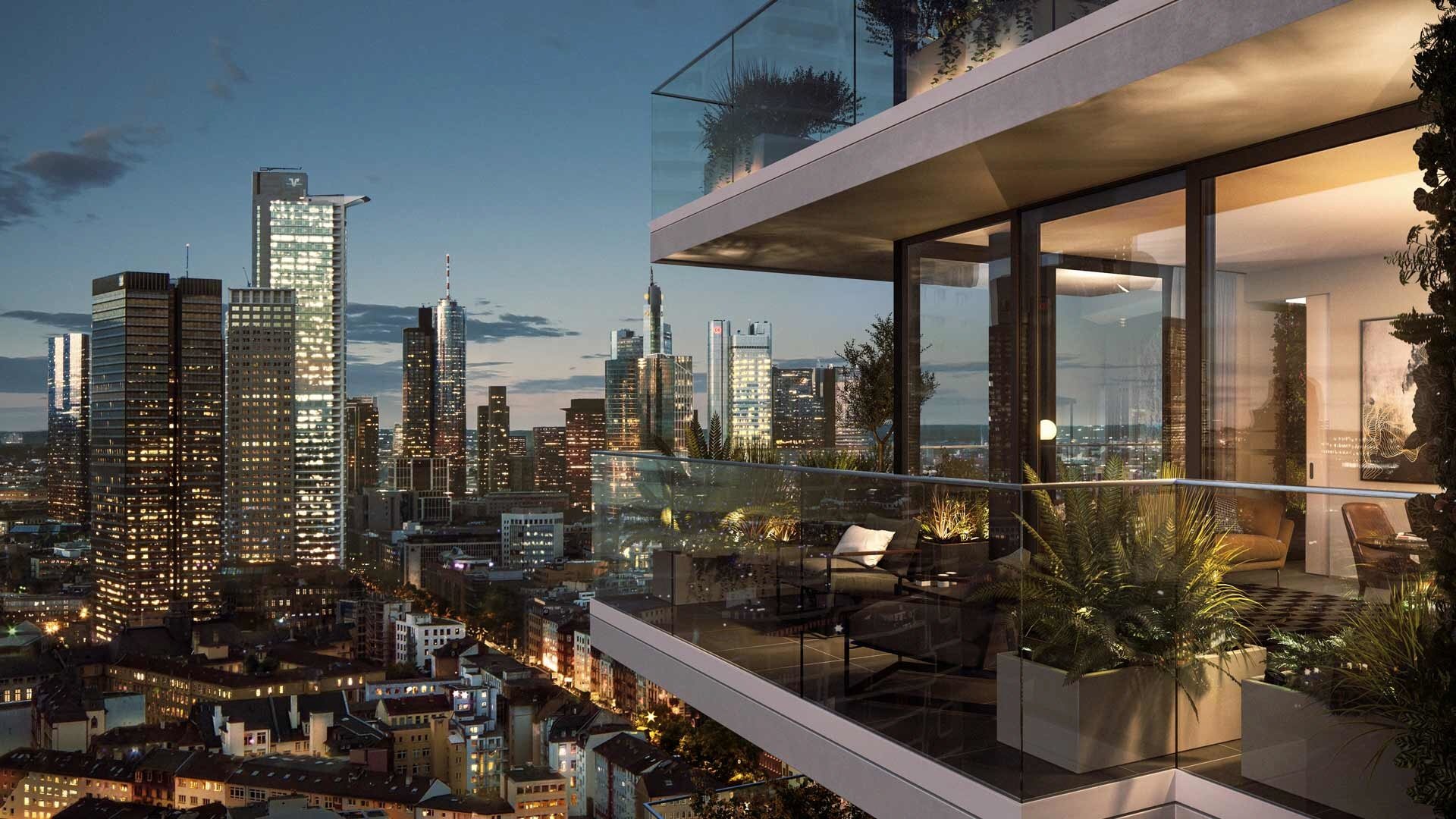 Your Private Garden Eden High Above Frankfurt Penthouse In