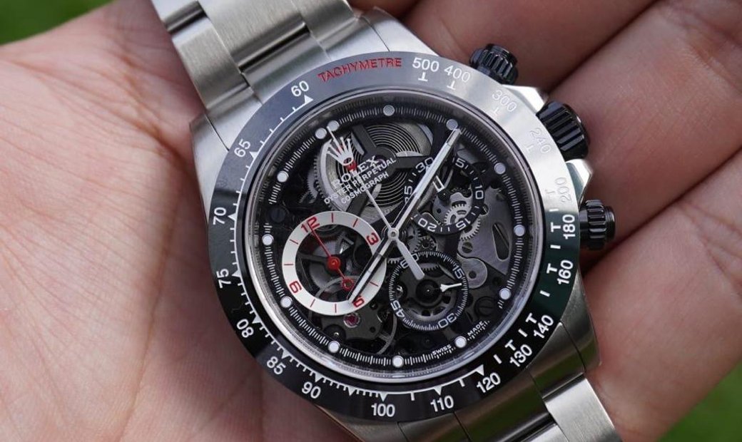 Rolex NEW Artisans de Genève “La Barrichello” Daytona Skeleton 40mm Watch