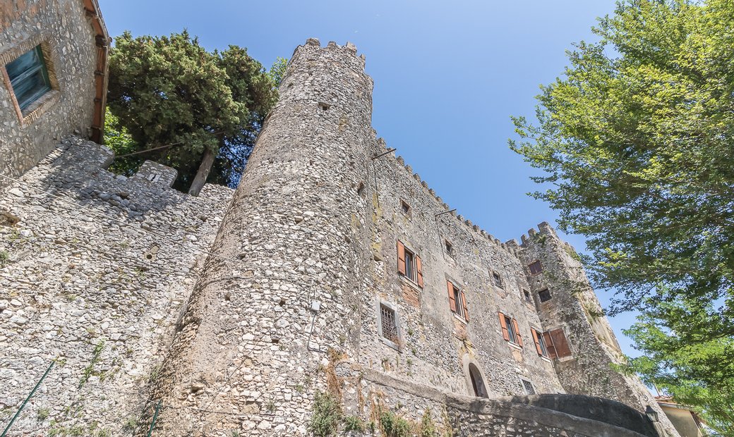 Castle For Sale Near Rome Overlooking The Ancient Town Of Ciciliano
