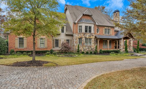 Exceptional Jack Webb Custom Home In Gated White in Milton, GA, United ...