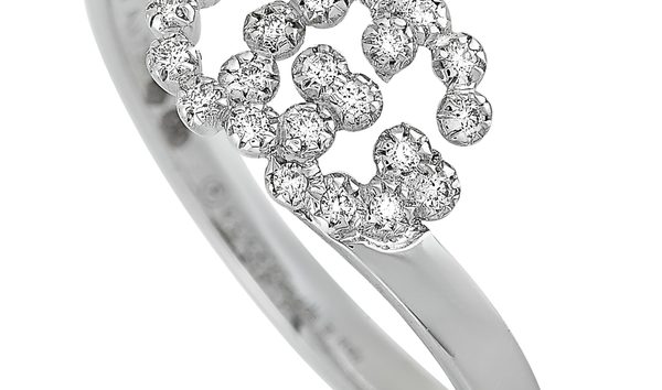 Gucci Gucci GG RUNNING 18K White Gold Diamond Ring (10749694)