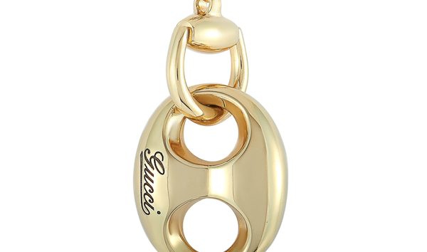 Gucci Gucci 18K Yellow Gold Horsebit Marina Chain Necklace (10749711)