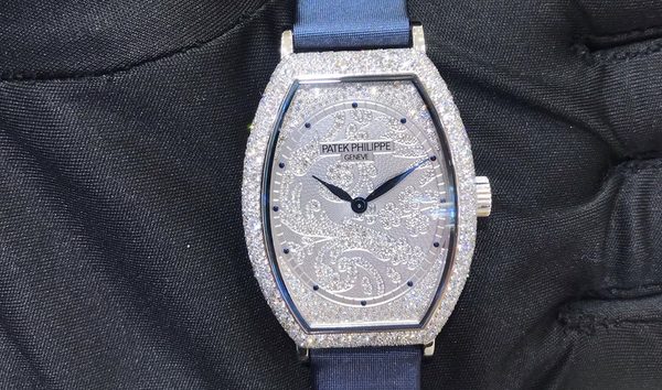 Patek Philippe Gondolo Haute Joaillerie 7099G-001 White Gold Diamond Set Dial Case and Buckle (10767096)