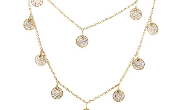LB Exclusive LB Exclusive 18K Yellow Gold 3.75ct Diamond Multi-Strand Necklace (10767143)