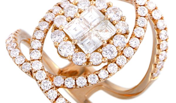 LB Exclusive LB Exclusive 18K Rose Gold Diamond Ring (10767134)