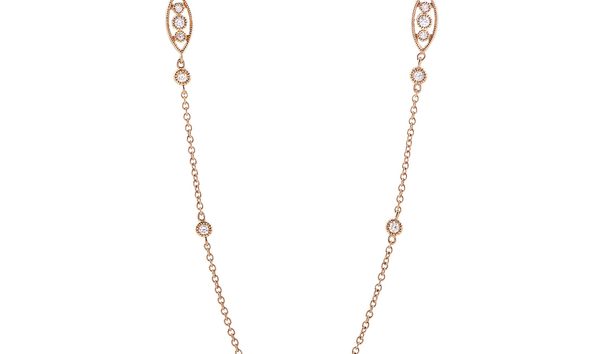 LB Exclusive LB Exclusive 18K Rose Gold 1.05ct Diamond Necklace (10767141)