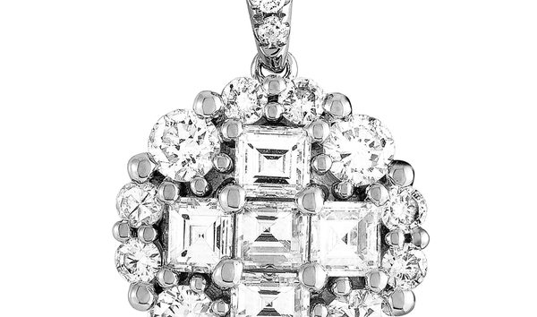 LB Exclusive LB Exclusive 18K White Gold Diamond Pendant (10768371)