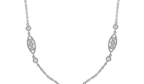 LB Exclusive LB Exclusive 18K White Gold 1.50ct Diamond Necklace (10768384)