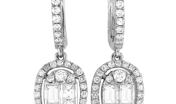 LB Exclusive LB Exclusive 18K White Gold Diamond Earrings (10768376)