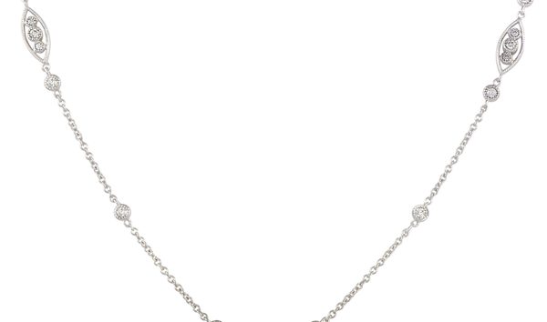 LB Exclusive LB Exclusive 18K White Gold and Diamond Necklace (10770186)