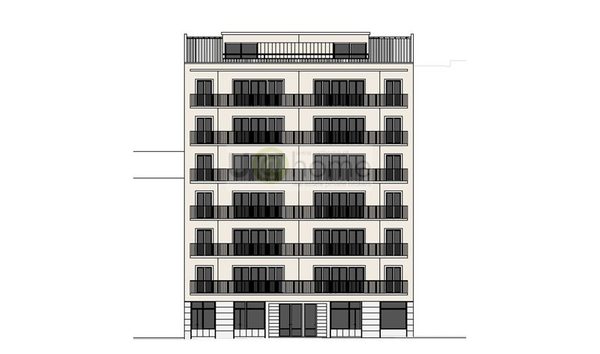 Concrete building, exceptional location, with project (10779593)