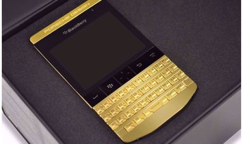 8 Units of 25 BlackBerry Porsche Design P'9981 24K Gold Emperor Limited Edition Phones with VIP PINs