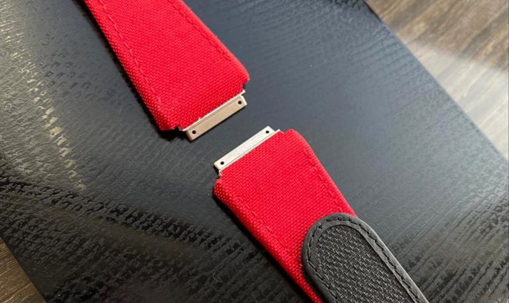 Richard Mille RM 30 Medium Velcro Red Watch Band 