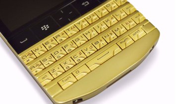 8 Units of 25 BlackBerry Porsche Design P'9981 24K Gold Emperor Limited Edition Phones with VIP PINs