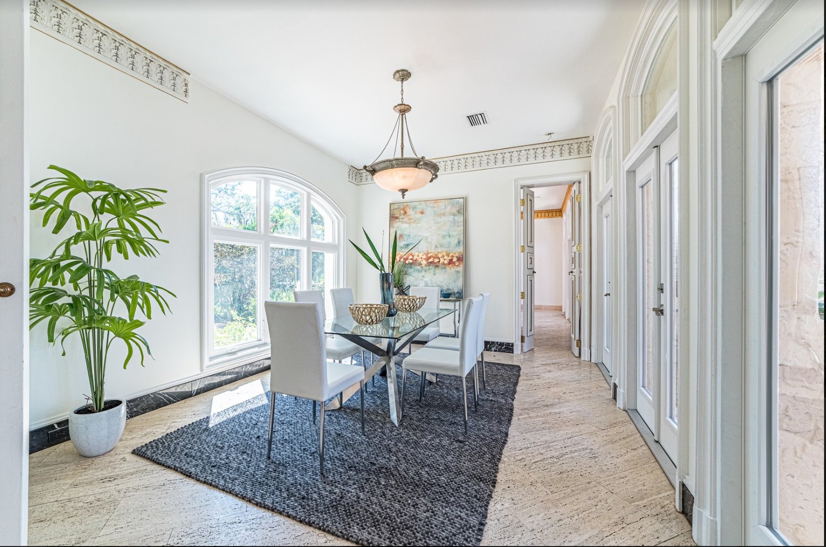 Villa Rotonda, European Riverfront Estate in Indialantic, FL, United