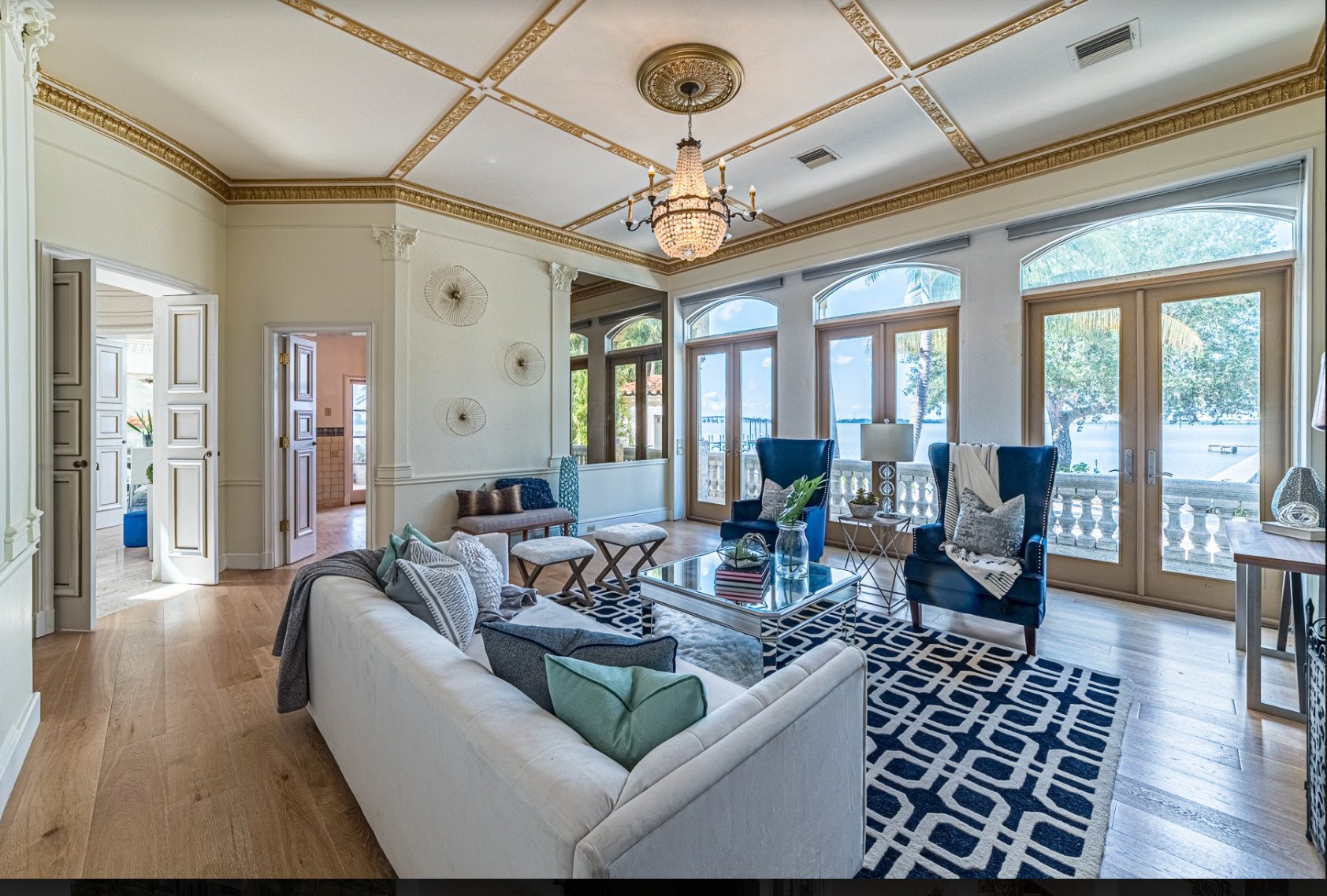 Villa Rotonda, European Riverfront Estate in Indialantic, FL, United