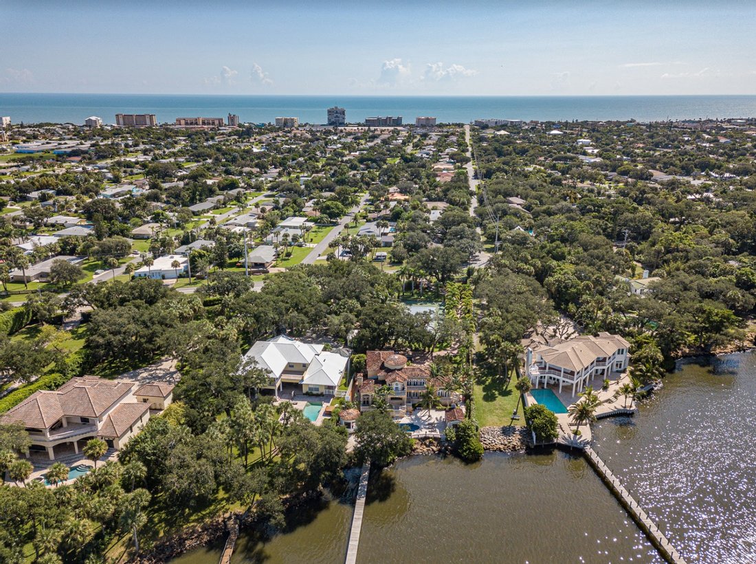Villa Rotonda, European Riverfront In Indialantic, Florida, United