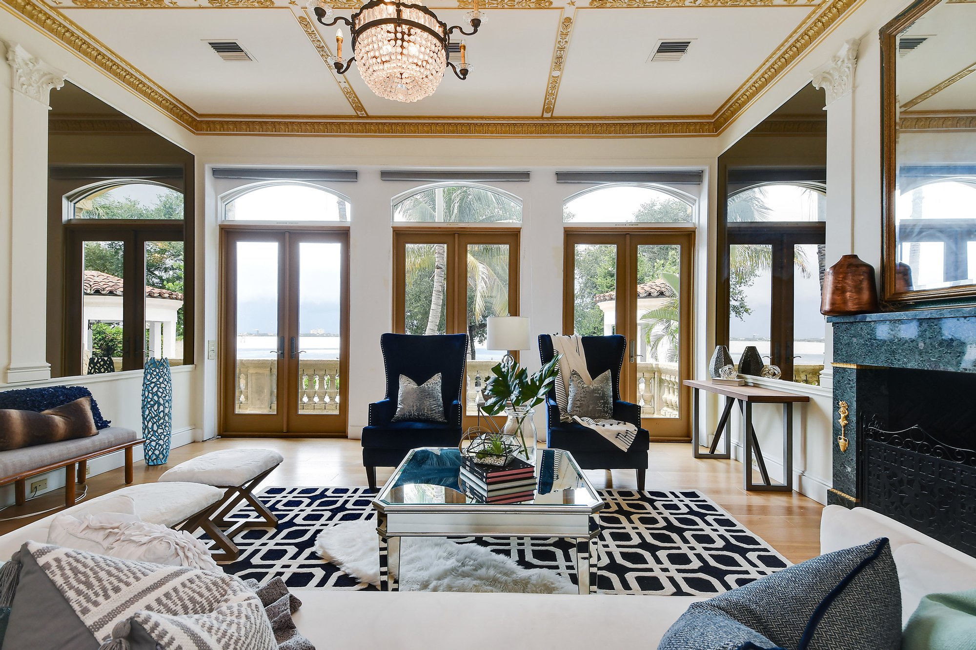 Villa Rotonda, European Riverfront Estate in Indialantic, FL, United