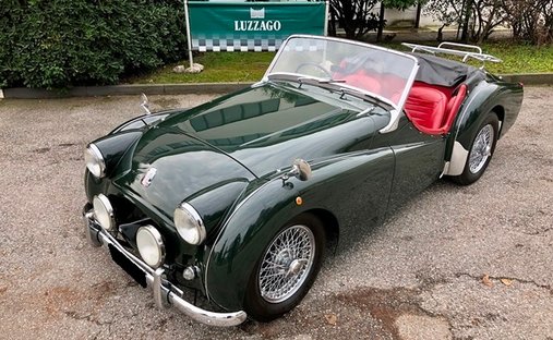1955 Triumph TR2 in Brescia, Italy 1