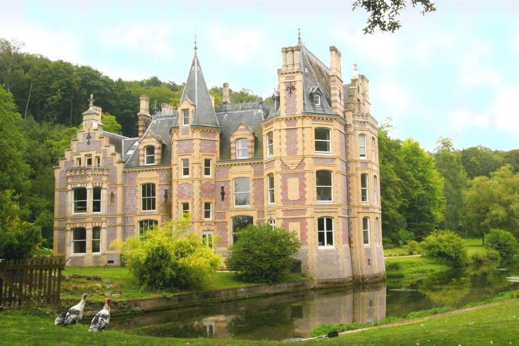 Interesting 19th Century Chateau In Normandy In Lyons La Foret